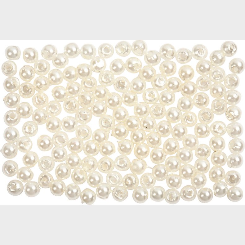 Voksperler - 3 Mm - Hulstr. 0,7 Mm - Perlemor - 150 Stk.