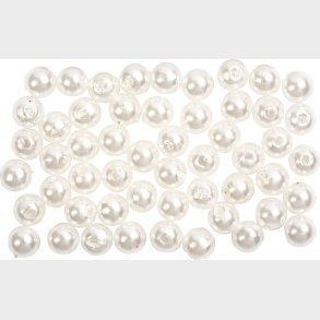 Voksperler -  5 Mm - Hulstr. 0,7 Mm - Perlemor - 100 Stk.