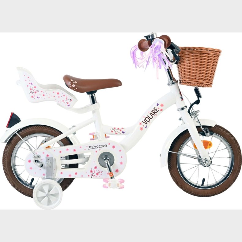 Volare - Brnecykel 12'' - Blossom Hvid