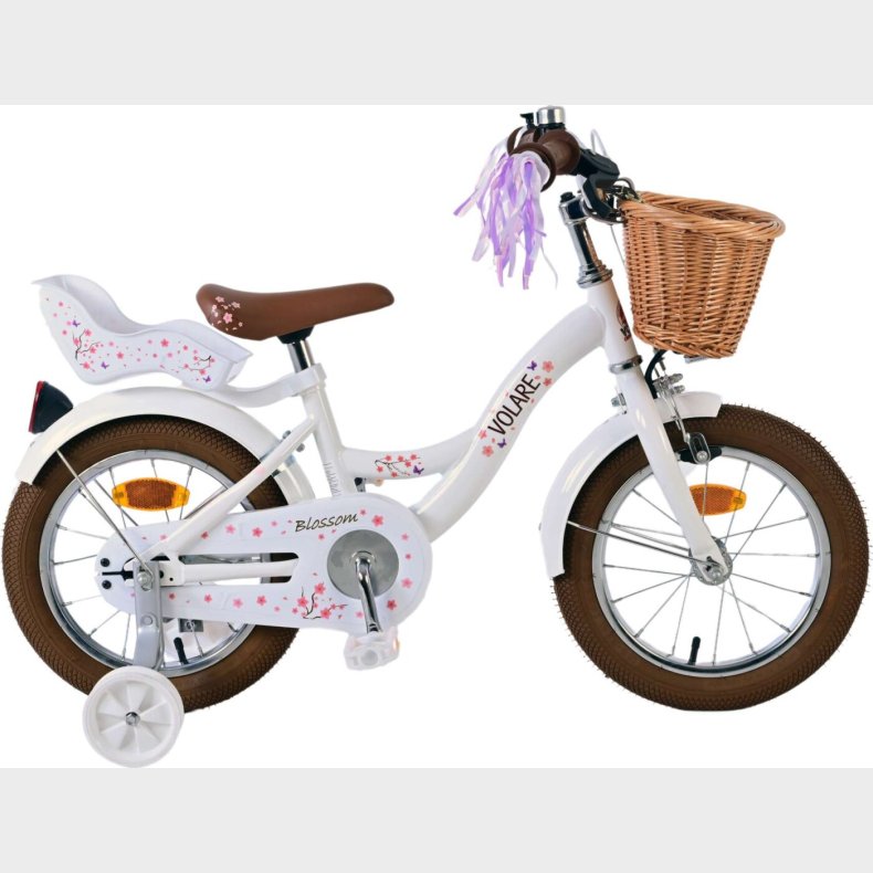 Volare - Brnecykel 14 - Blossom Hvid