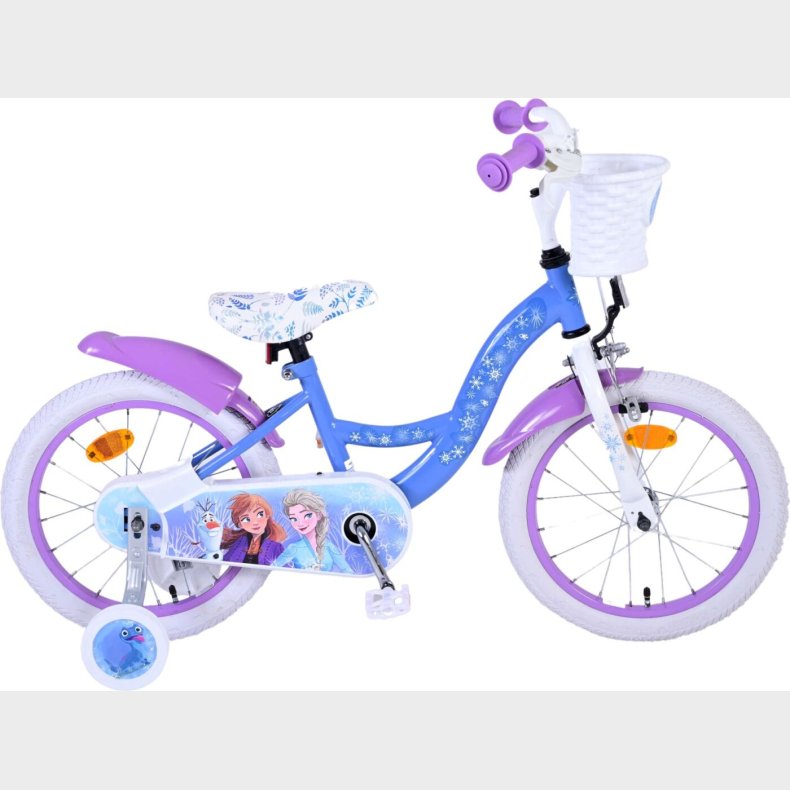 Volare - B�rnecykel - Frost - Elsa Anna Olaf - 16" - Bl� Pink