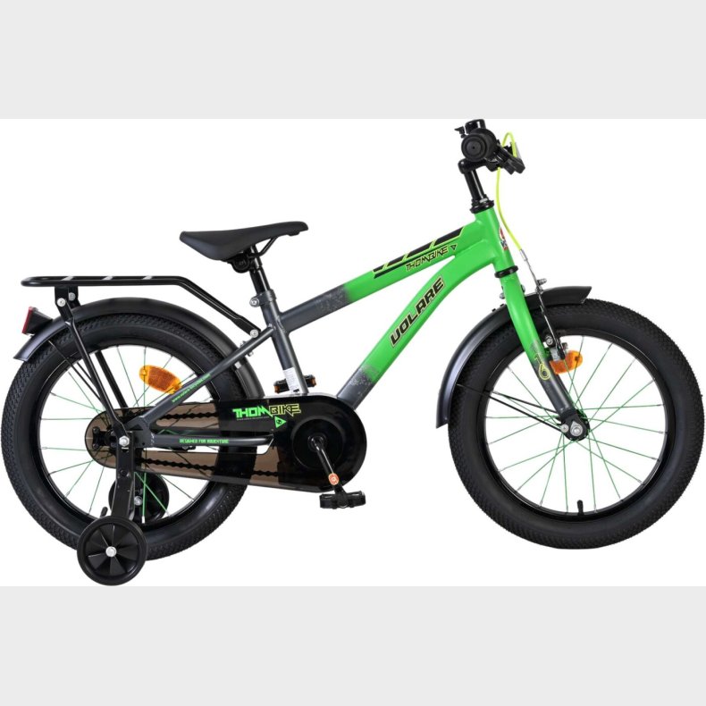 Volare - Thombike Cykel - 16" Tommer - St�ttehjul - Gr�n Gr�