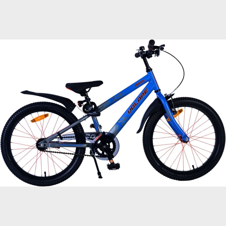 Volare - Rocky 20" B�rnecykel - H�ndbremse Og Bagbremse - Bl�
