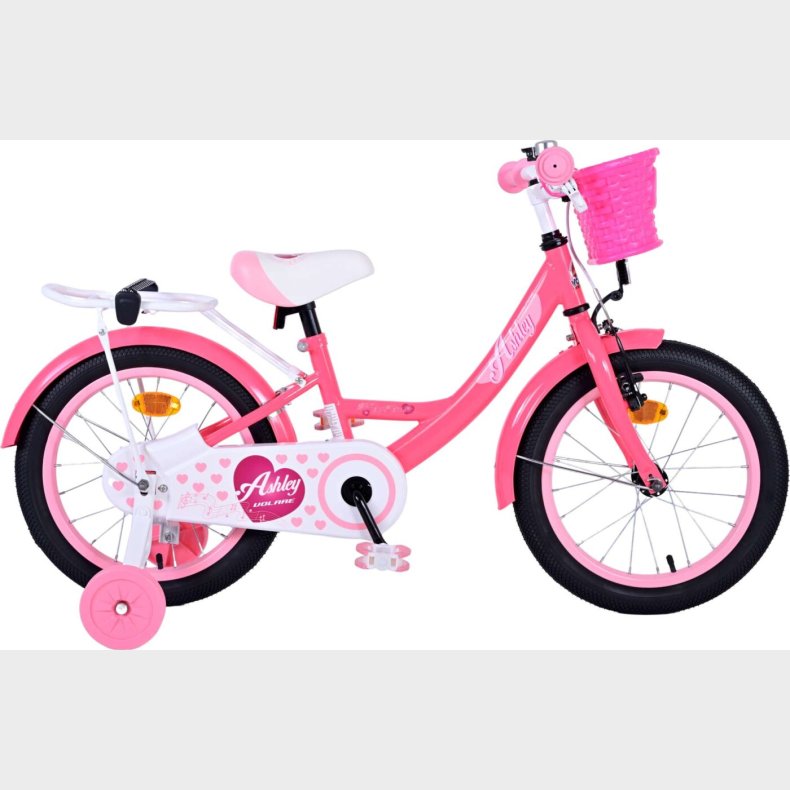 Volare Brnecykel - 16 Tommer - Ashley Pink/rd - 51642