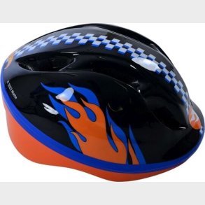 Volare - Cykelhjelm Til Brn - 3-12 r - 52-56 Cm - Hotwheels - Sort
