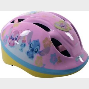 Volare - Cykelhjelm Til Brn - 3-12 r - 52-56 Cm - Stitch Girls - Pink
