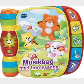 Vtech - Baby Musikbog Med Brnesange - Dansk