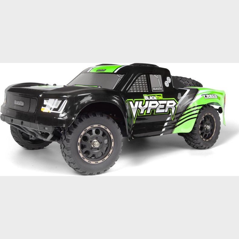 Blackzon - Vyper Sc 4wd Rtr - 1/16 - Rc Bil - Gr�n