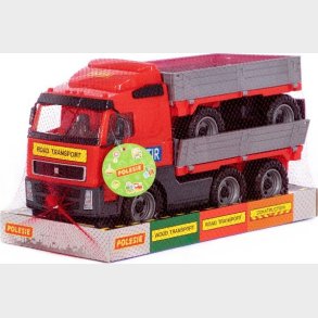 Wader Volvo - Leget�js Lastbil Med H�nger - R�d Gr�