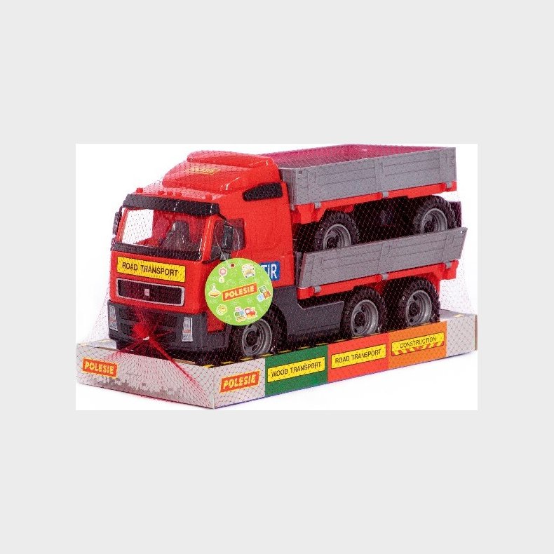 Wader Volvo - Leget�js Lastbil Med H�nger - R�d Gr�