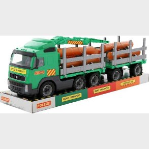 Volvo Lastbil Leget�j Med T�mmer, Kran Og H�nger