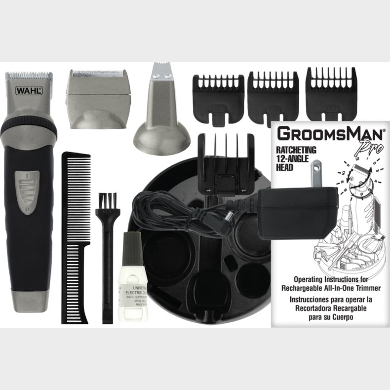 Wahl H�rklipper - Groomsman - 9953-1016 - Sort