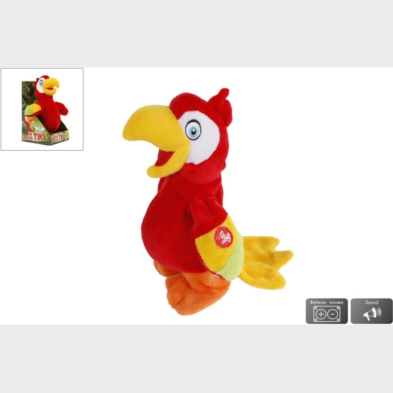 Walking & Talking Tiki - Interactive 20cm Plush