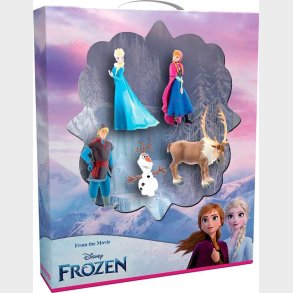 Bullyland Figurer - Frost 1 - Disney - 5 Figurer I Gaveske - 13413