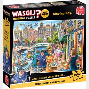 Wasgij - Original 45 Puslespil - Moving Day! - 1000 Brikker