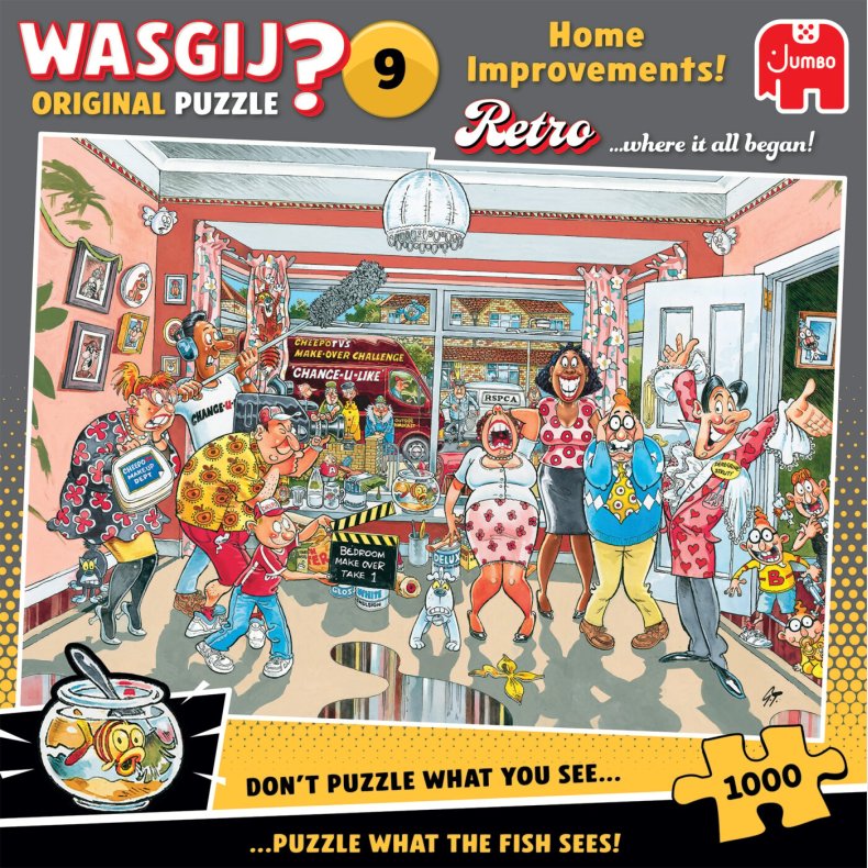 Wasgij - Retro Orginal 9 - Home Improvements! - 1000 Brikker
