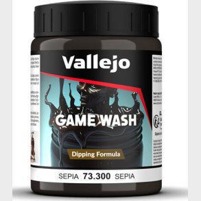 Vallejo - Game Wash Dipping Formula - Sepia 200 Ml
