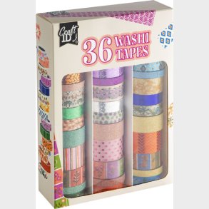 Washi Tape - �ske Med 36 Ruller Foil