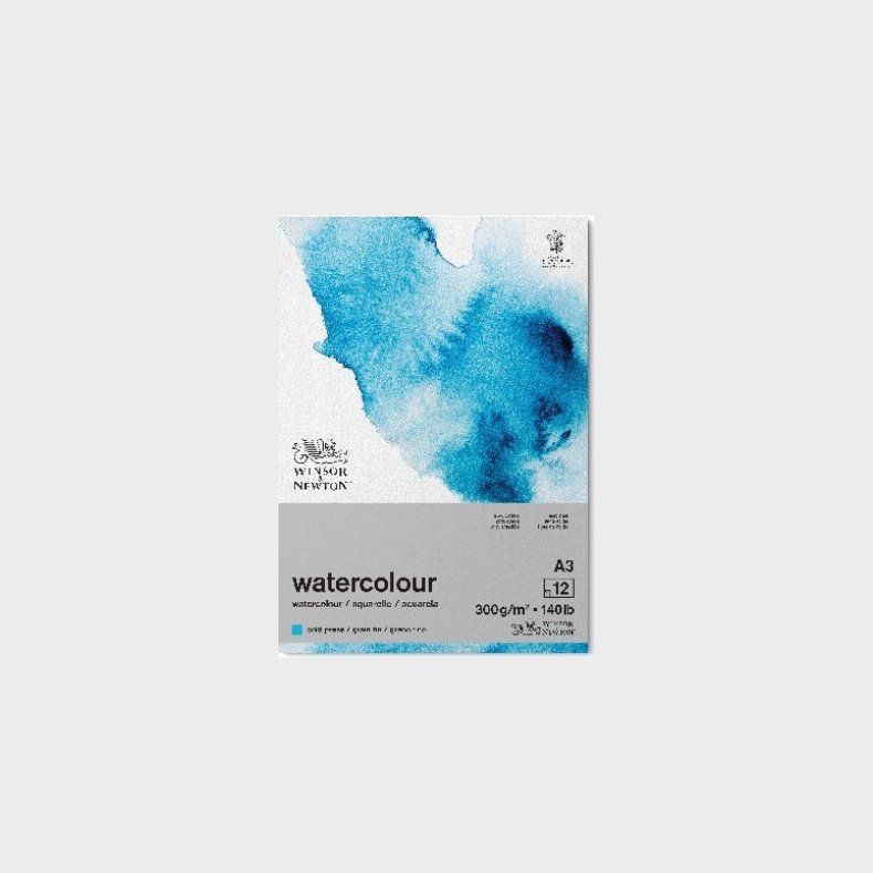 Winsor & Newton - Akvarelblok - A3 - Cold Press - 12 Ark