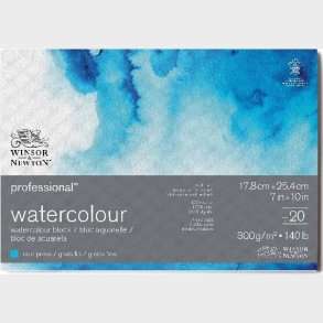 Winsor & Newton - Akvarelblok - 18x25 Cm - Cold Press - 20 Ark