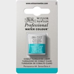 Winsor & Newton - Akvarelfarve 1/2 Pan - Cobalt Turquoise