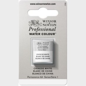 Winsor & Newton - Akvarelfarve 1/2 Pan - Chinese White