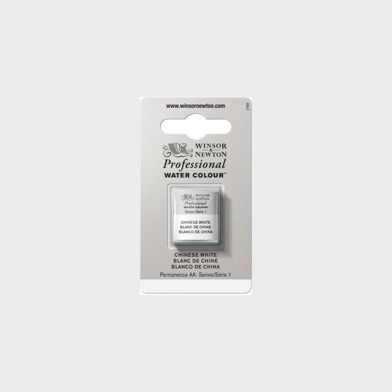 Winsor & Newton - Akvarelfarve 1/2 Pan - Chinese White