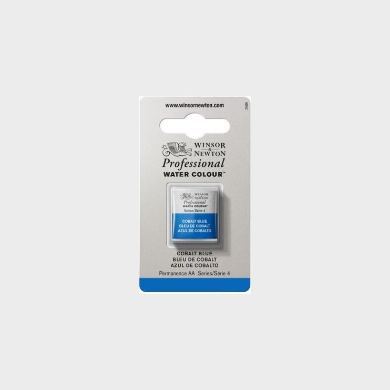 Winsor & Newton - Akvarelfarve 1/2 Pan - Cobalt Blue