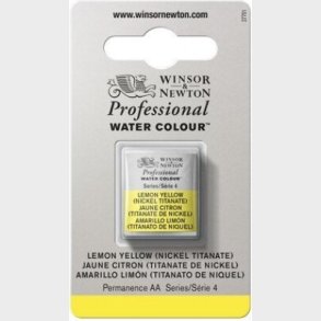 Winsor & Newton - Akvarelfarve 1/2 Pan - Lemon Yellow