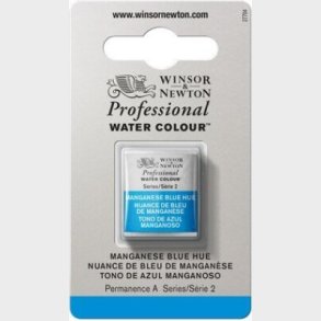Winsor & Newton - Akvarelfarve 1/2 Pan - Manganese Blue Hue