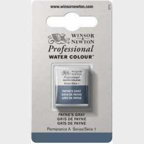 Winsor & Newton - Akvarelfarve 1/2 Pan - Paynes Grey