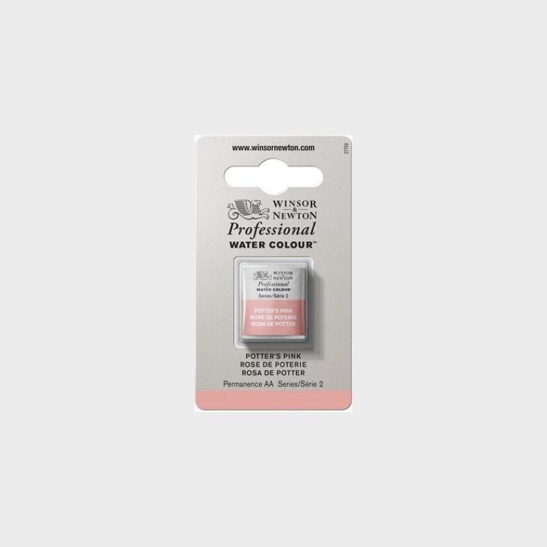 Winsor & Newton - Akvarelfarve Pan - Potters Pink