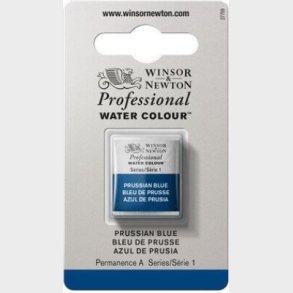 Winsor & Newton - Akvarelfarve 1/2 Pan - Prussian Blue