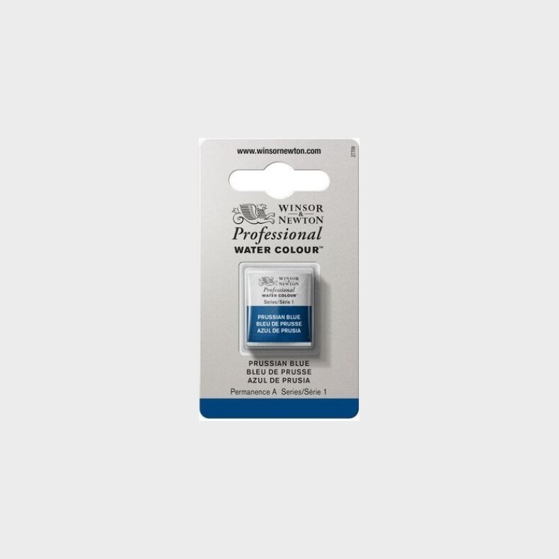 Winsor & Newton - Akvarelfarve 1/2 Pan - Prussian Blue