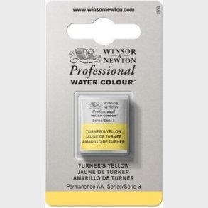 Winsor & Newton - Akvarelfarve 1/2 Blok - Turner Yellow