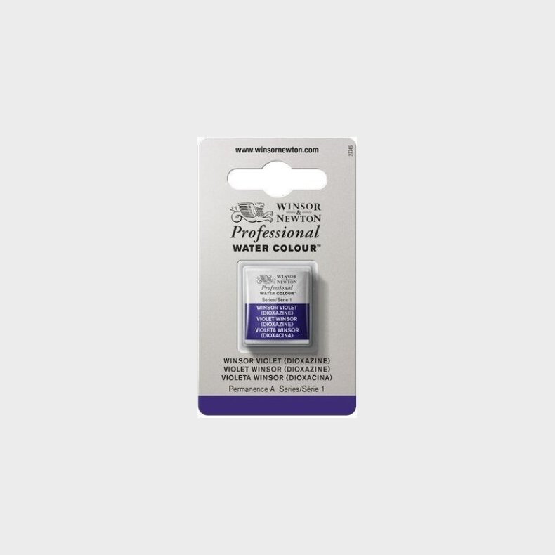 Winsor & Newton - Akvarelfarve 1/2 Pan - Winsor Violet Dioxazine