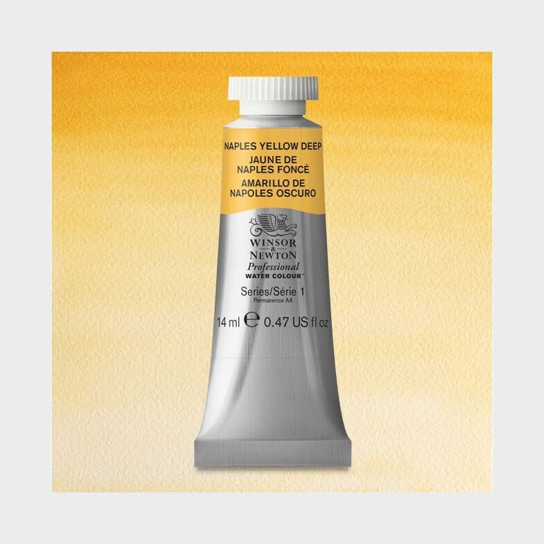 Winsor & Newton - Akvarelfarve - Naples Yellow Deep 14 Ml