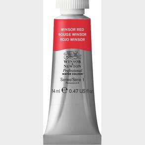 Winsor & Newton - Akvarelfarve - Winsor Red 14 Ml