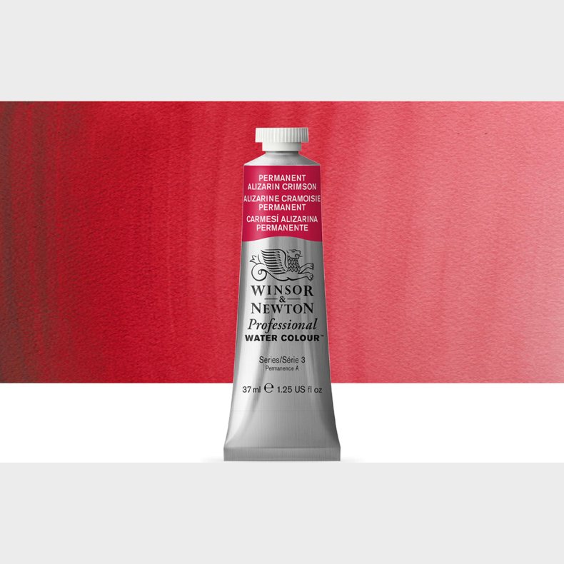 Winsor & Newton - Akvarelfarve - Permanent Alizarin Crimson 37 Ml