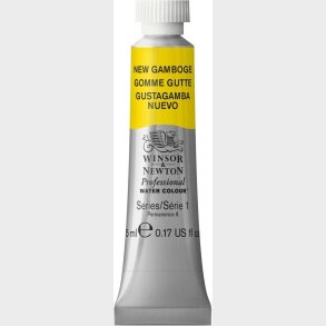 Winsor & Newton - Akvarelfarve - Gamboge Gul 5 Ml