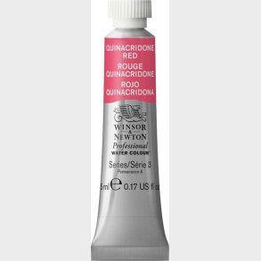 Winsor & Newton - Akvarelfarve - Quinacridone Red 5 Ml