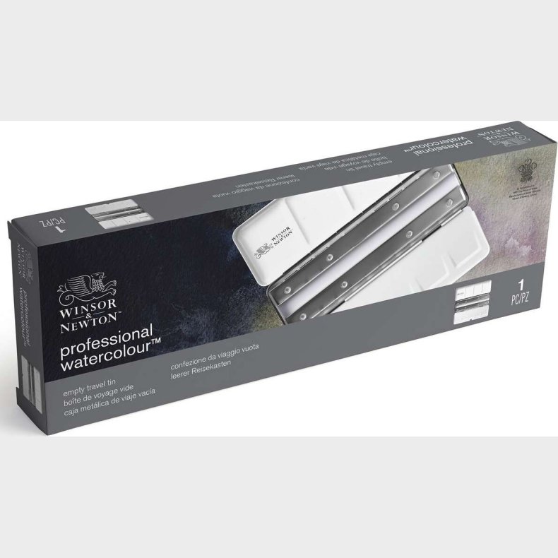 Winsor & Newton - Akvarel�ske Til 24 1/2 Pan - Empty Travel Tin