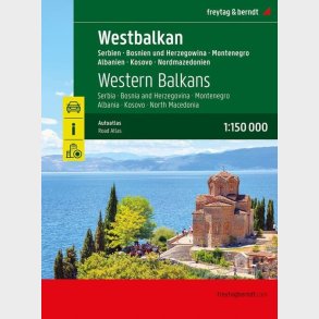 Freytag & Berndt - Western Balkans Road Atlas - 1:150 000 - English book
