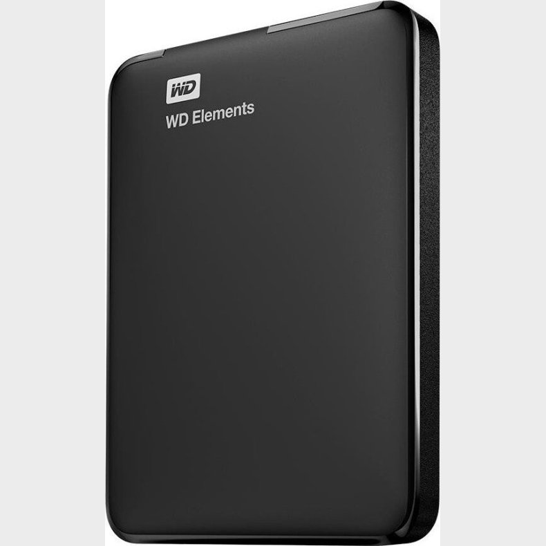 Western Digital Wd Elements Hdd - Ekstern Harddisk Usb 3.0 - 2,5" - 1tb Sort