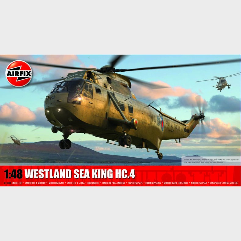 Airfix - Westland Sea King Hc.4 Modelfly Byggest - 1:48 - A11008