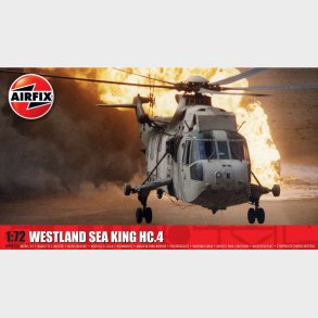 Airfix - Westland Sea King Hc.4 Helikopter Byggest - 1:72 - A04056a