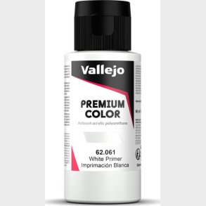Vallejo - Premium Airbrush Primer - White 60 Ml