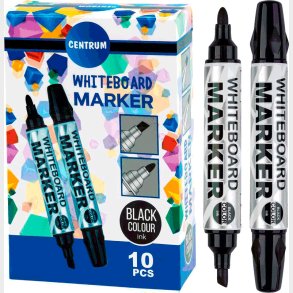 Whiteboardmarker Dual Tip - Sort - Centrum