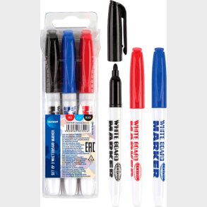 Whiteboardmarker Medium 3 Stk Assorterede - Centrum