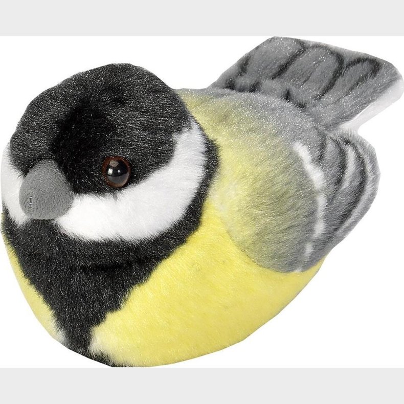 Wild Republic - Musvit Bamse - Med Lyd - 18 Cm